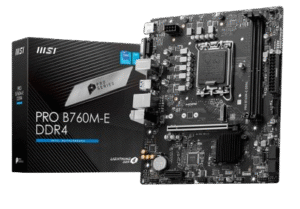MB MSI B760M-E LGA 1700 2DIMMs DDR4 4800MHZ HDMI DP