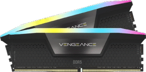 MEMORIA RAM CORSAIR VENGEANCE RGB 32GB (2X16) 6000MHZ BK
