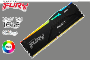 MEMORIA RAM KINGSTON FURY BEAST 16GB 5600MHZ DDR5 RGB
