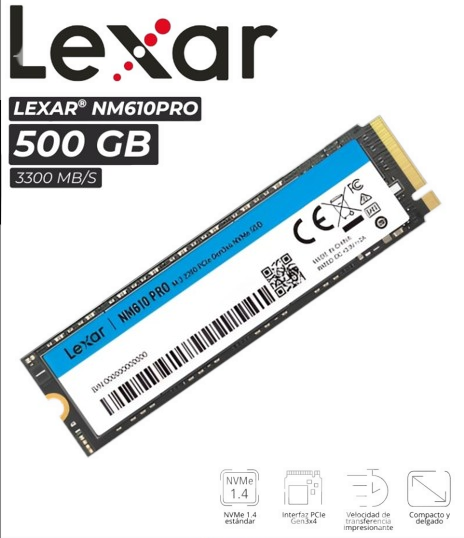 SSD LEXAR NM610 PRO GREEN