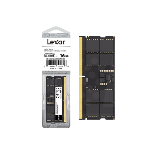 MEMORIA RAM, LEXAR 16GB DDR5 5600MHZ SODIMM