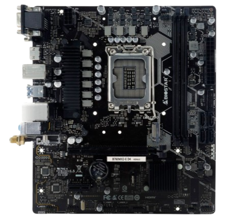 MBB BIOSTAR B760MX2-E HDMI LGA 1700 DDR4 LGA1700