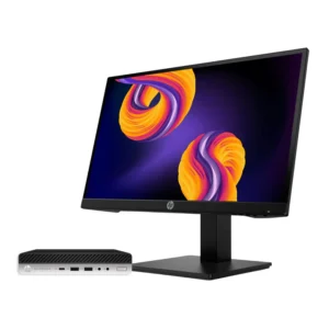 Combo PC HP Elitedesk 800 G5 Mini + Monitor HP P22H G4 22" Full HD