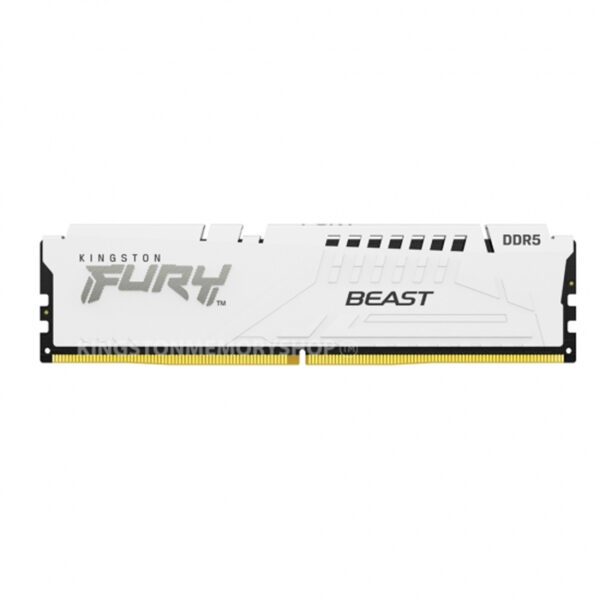 MEMORIA RAM KINGSTON FURY BEAST 16GB 5200MHZ GDDR5 WHITE