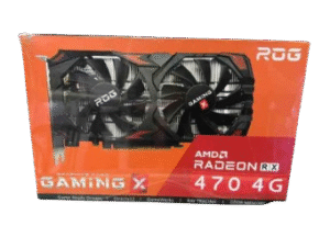TARJETA DE VIDEO ROG GAMING RX 470 4GB GDDR5 256 BITS NEGRA