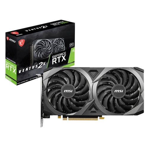 TARJETA DE VIDEO MSI RTX 3060 12GB VENTUS 2X
