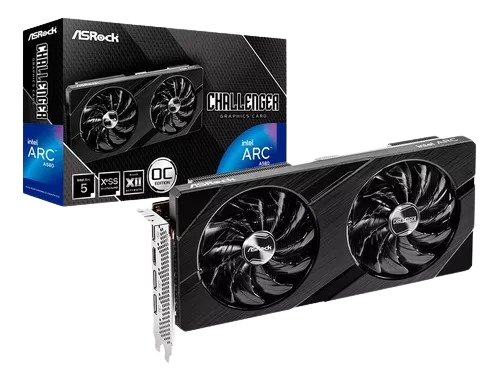 TARJETA DE VIDEO ASROCK INTEL ARC A580 CHALLENGER OC 8GB GDDR6
